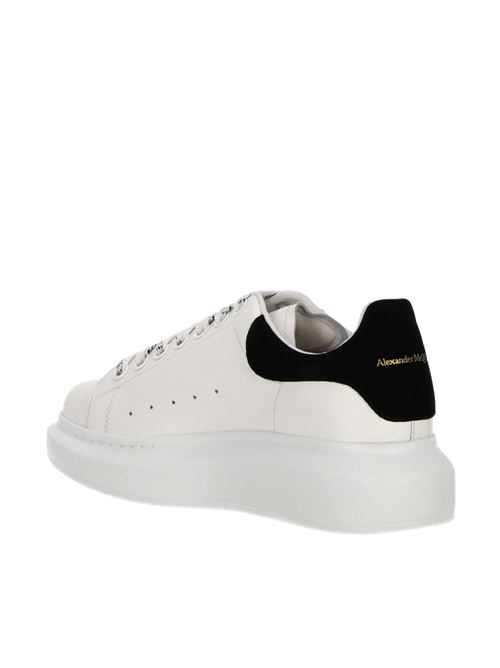 white/black calf leather sneakers ALEXANDER MCQUEEN | 553770WHGP79061